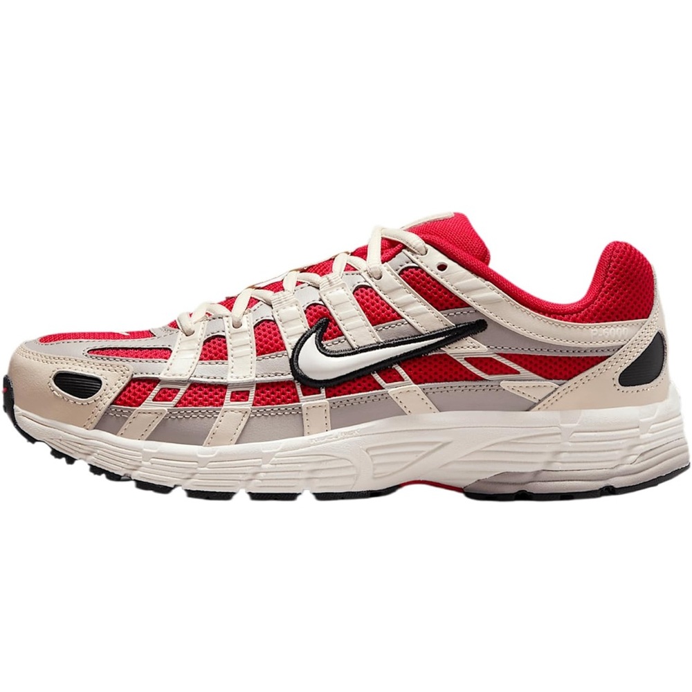 Nike Women's Red and Beige Athletic Shoes
